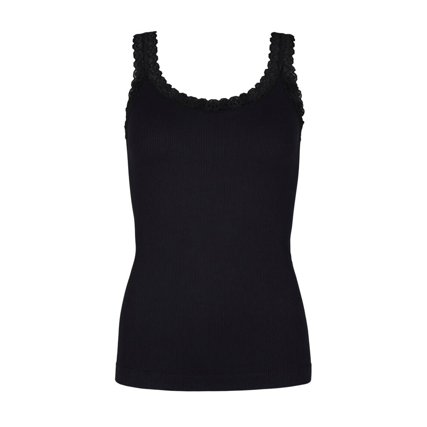 Tim & Simonsen - Frida rib top black