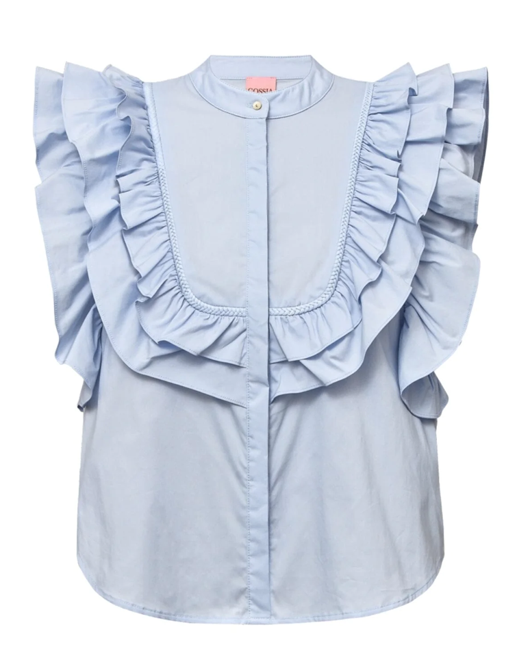 Gossia - Musette shirt light blue