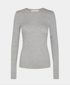 Sofie Schnoor - Grey melange long sleeve T-shirt SNOS243