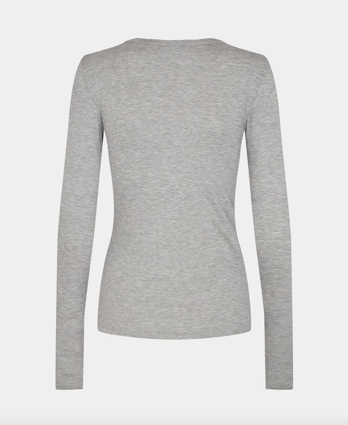 Sofie Schnoor - Grey melange long sleeve T-shirt SNOS243 - 2