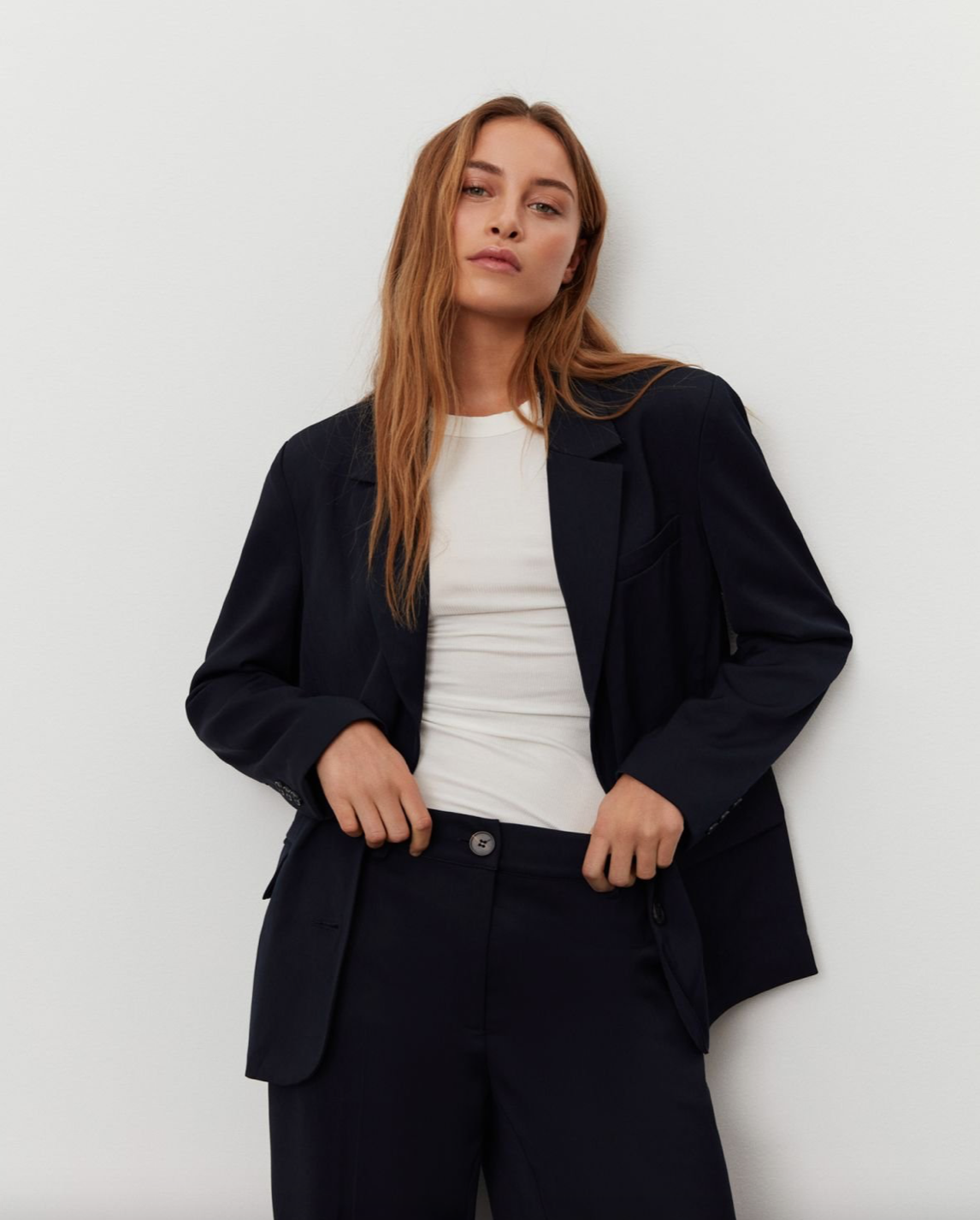 Sofie Schnoor - Navy twill blazer S241368