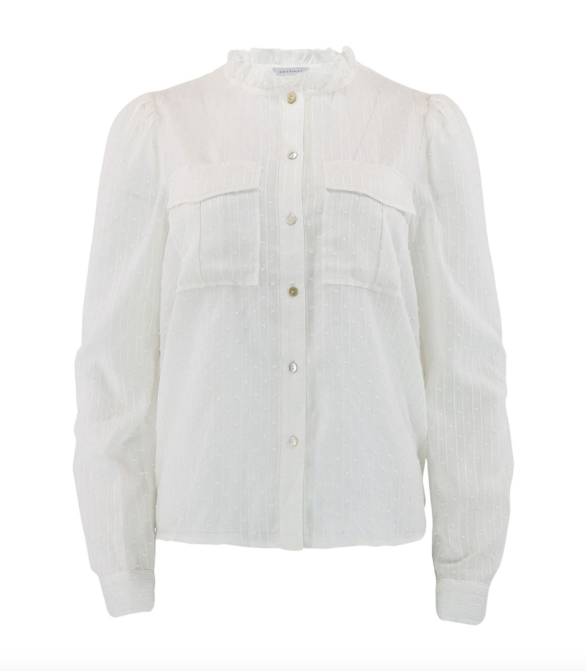 Continue - Milli blue stripe white shirt