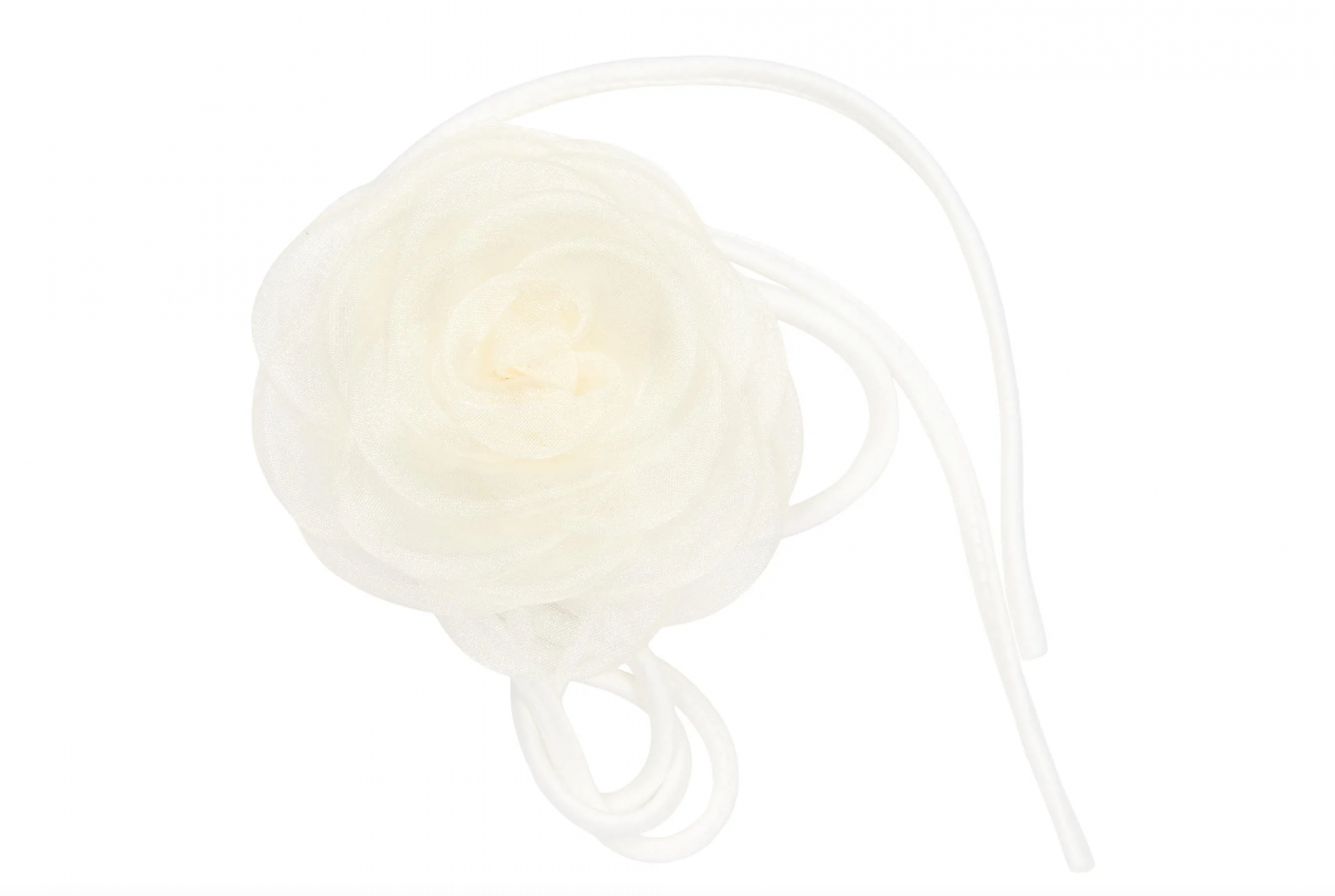 Pico Copenhagen - Organza rose string ivory