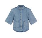 Sister Point denim jakke Olea - 2