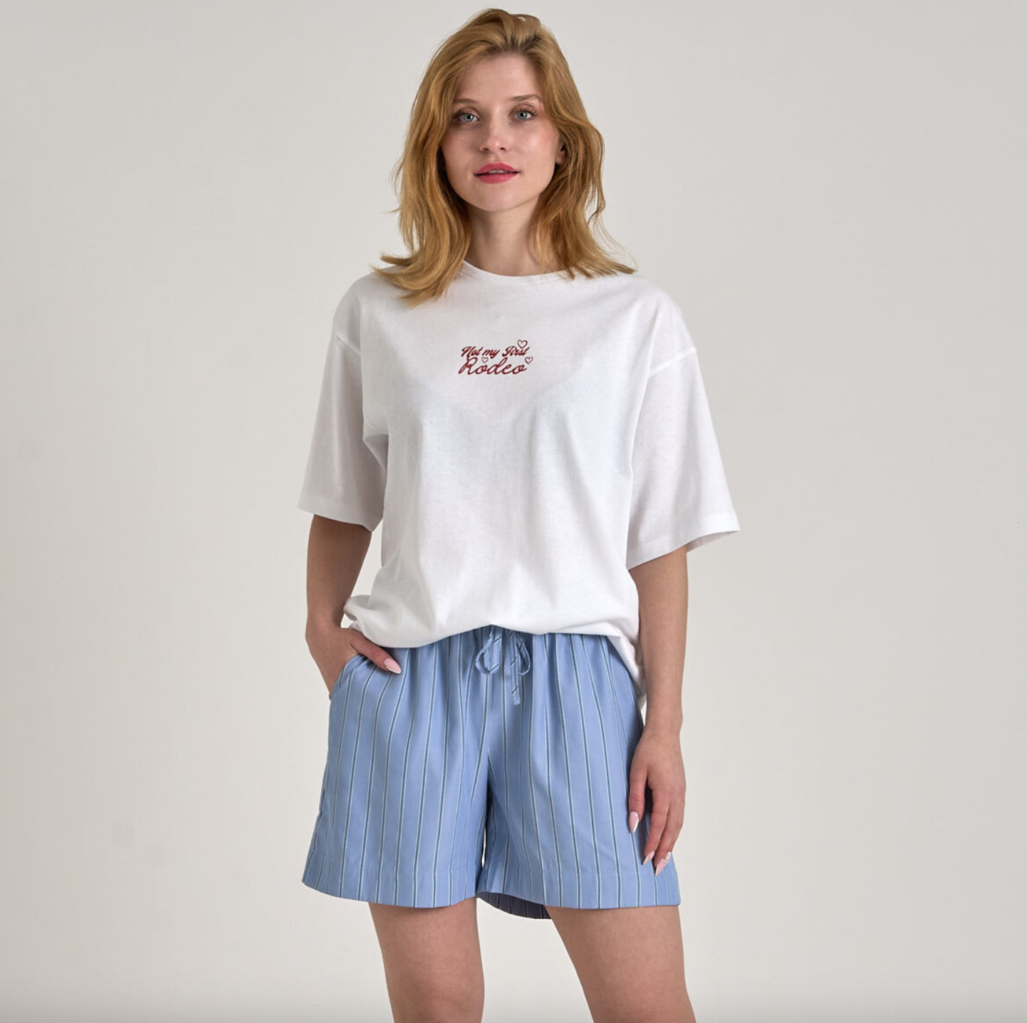 JJXX -Millow loose tee white