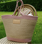 Lovelies beach bag rosa lille 