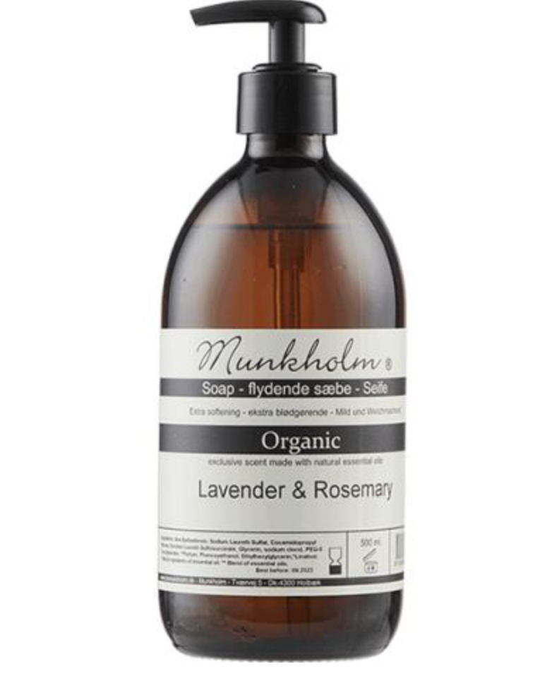 Munkholm - Organic flydende sæbe lavender & rosemary