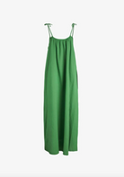 JJXX - Karla linen blend long dress green