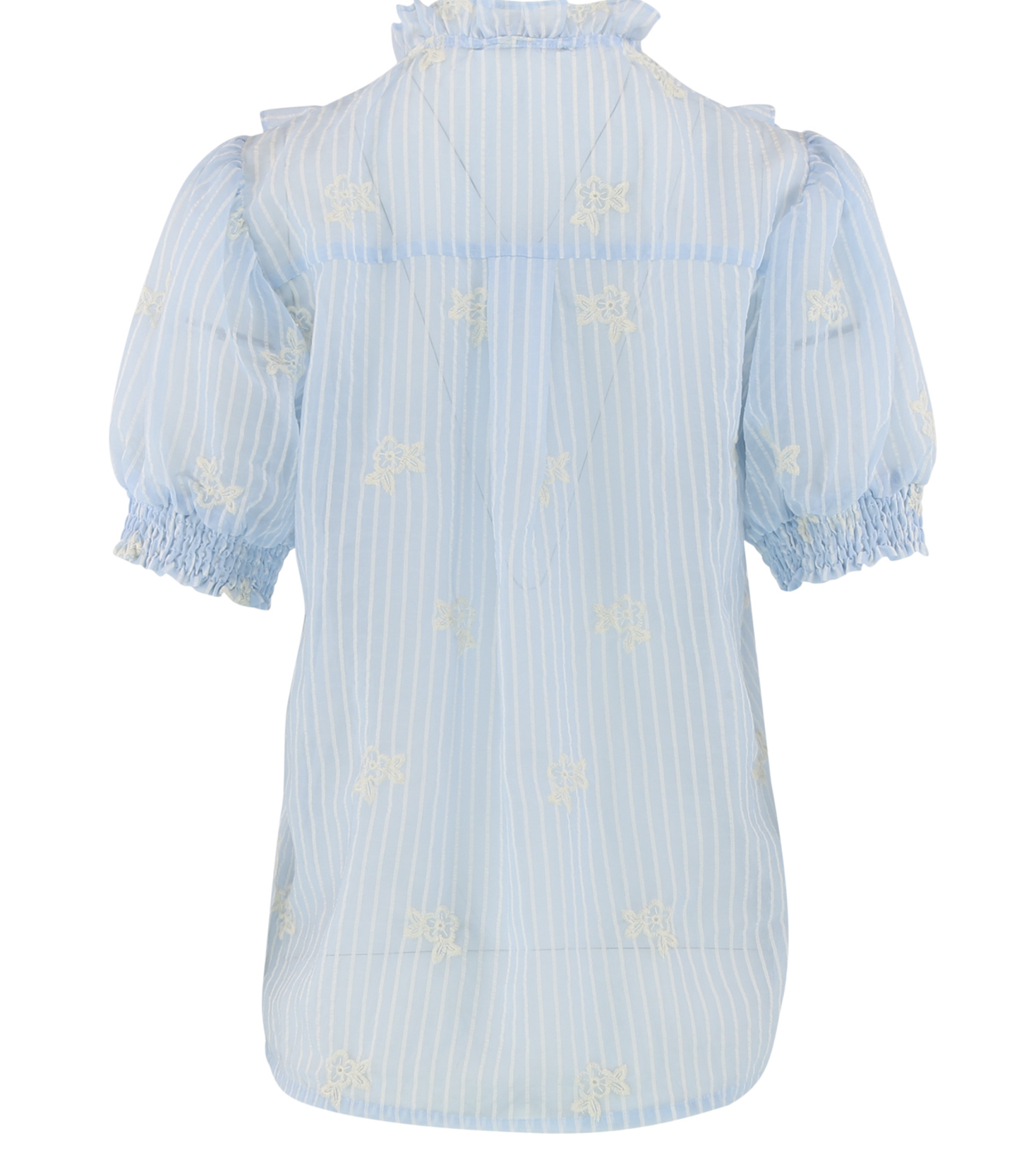 Continue- Silke chiffon sky blue - 2