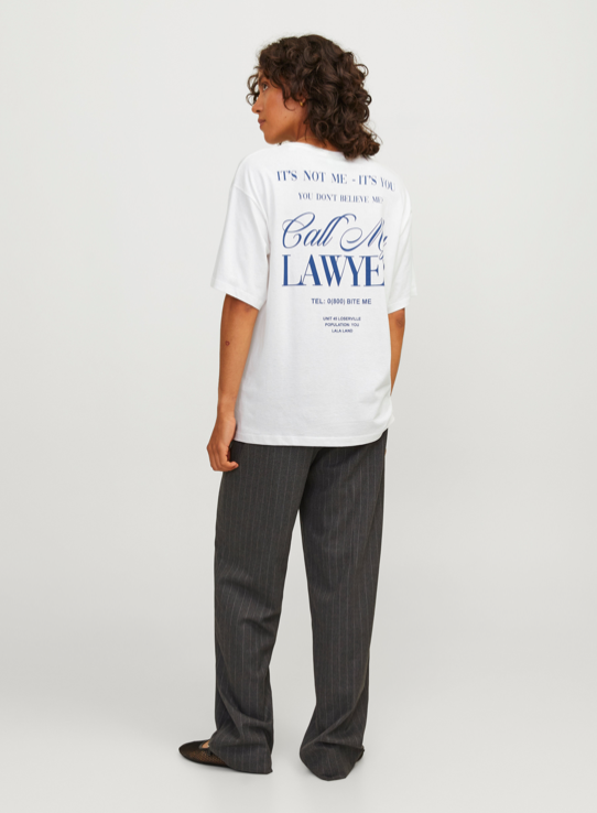 JJXX - Selma loose T-shirt blanc de blanc - 2