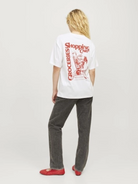 JJXX - Josephine loose tee white/red - 3