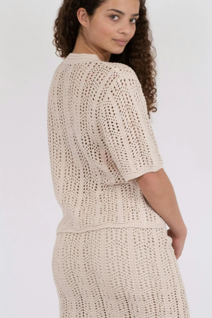 Neo Noir - Ellen crochet knit cardigan - 3