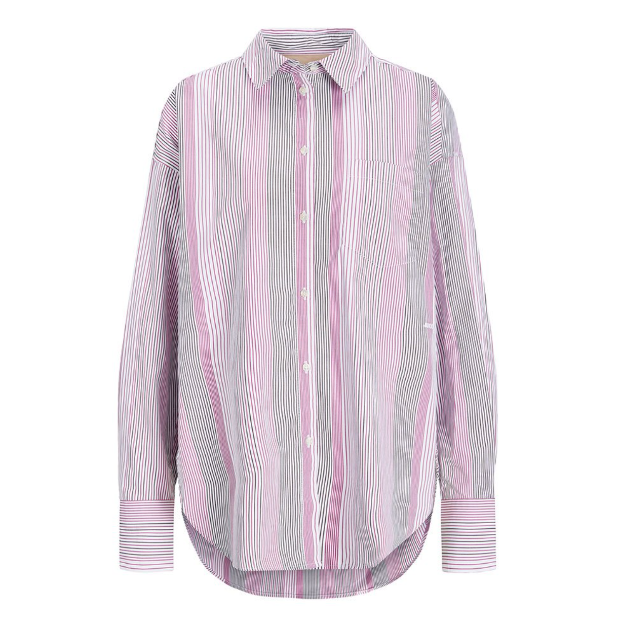 JJXX - Jamie relaxed poplin shirt fuchsia red