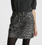 Neo Noir Henriette leopard skirt grey - 2