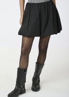 Neo Noir stela short balloon nederdel sort - 2