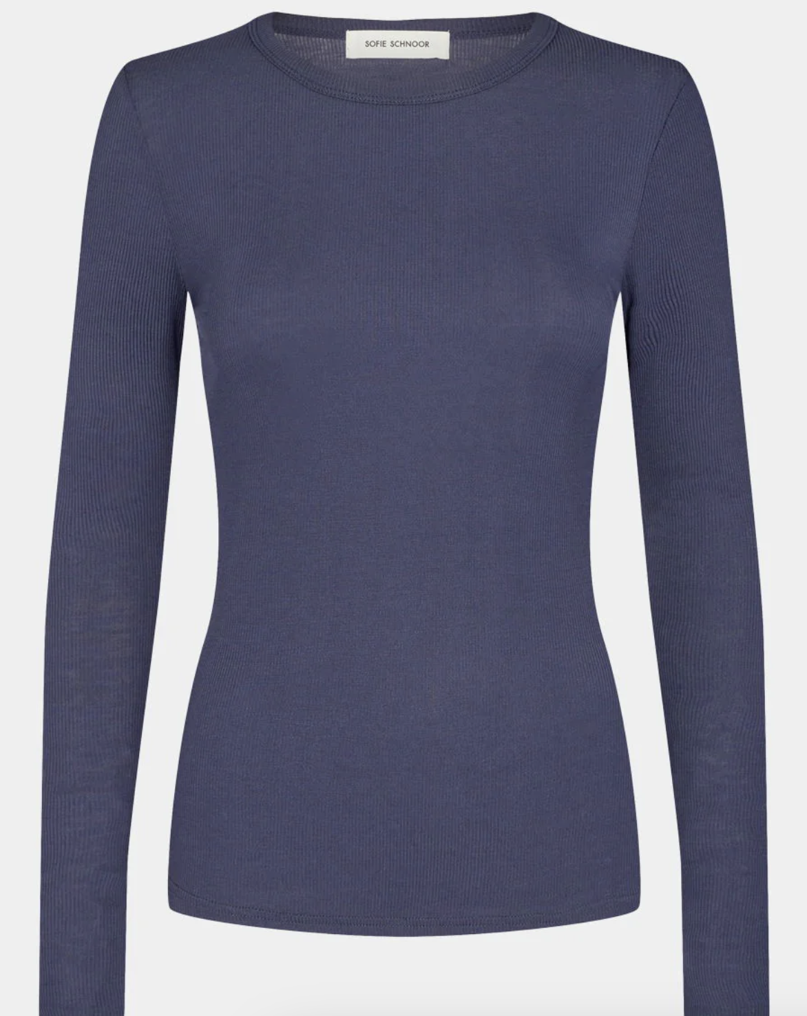 Sofie schnnor rib bluse navy