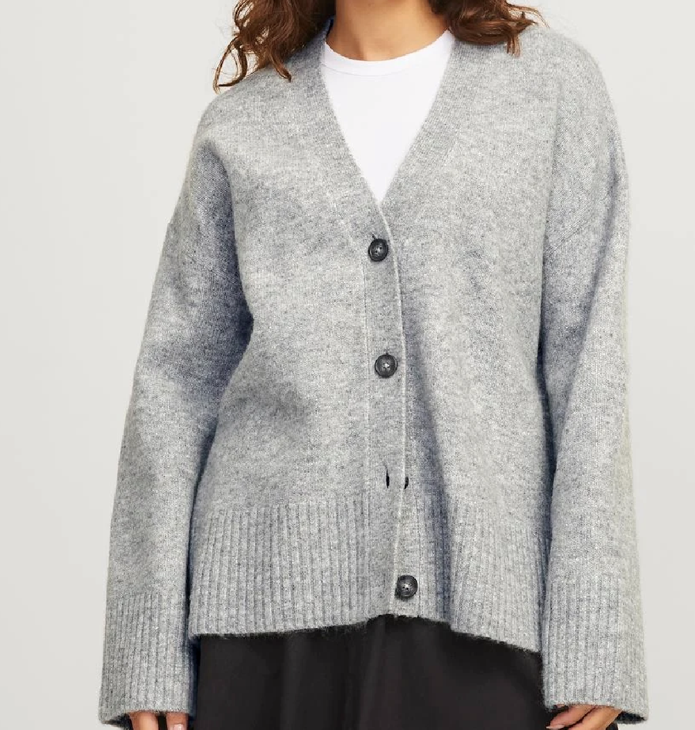 JJXX iris cardigan grå