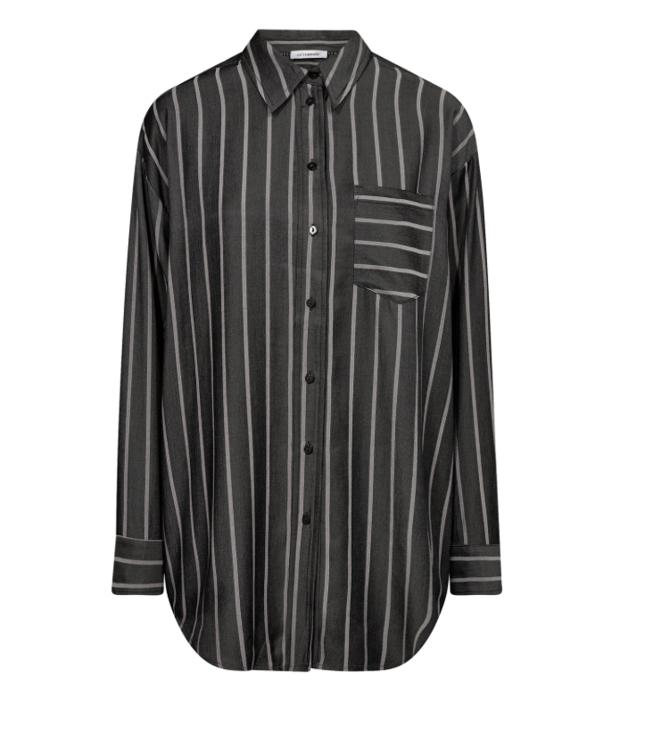 Co ´Couture Sue stripe oversize skjorte