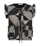 Co Couture  quilt vest 