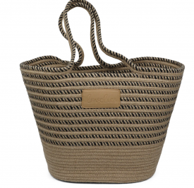 Lovelies beach bag  dark stribe stor