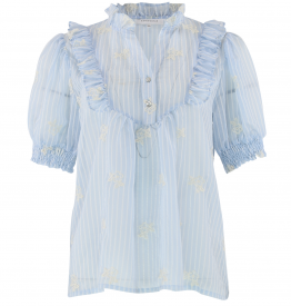 Continue- Silke chiffon sky blue