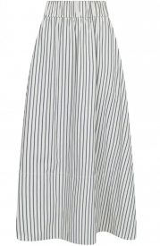 Neo Noir yara long stripe nederdel