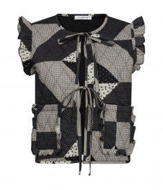 Co Couture  quilt vest 